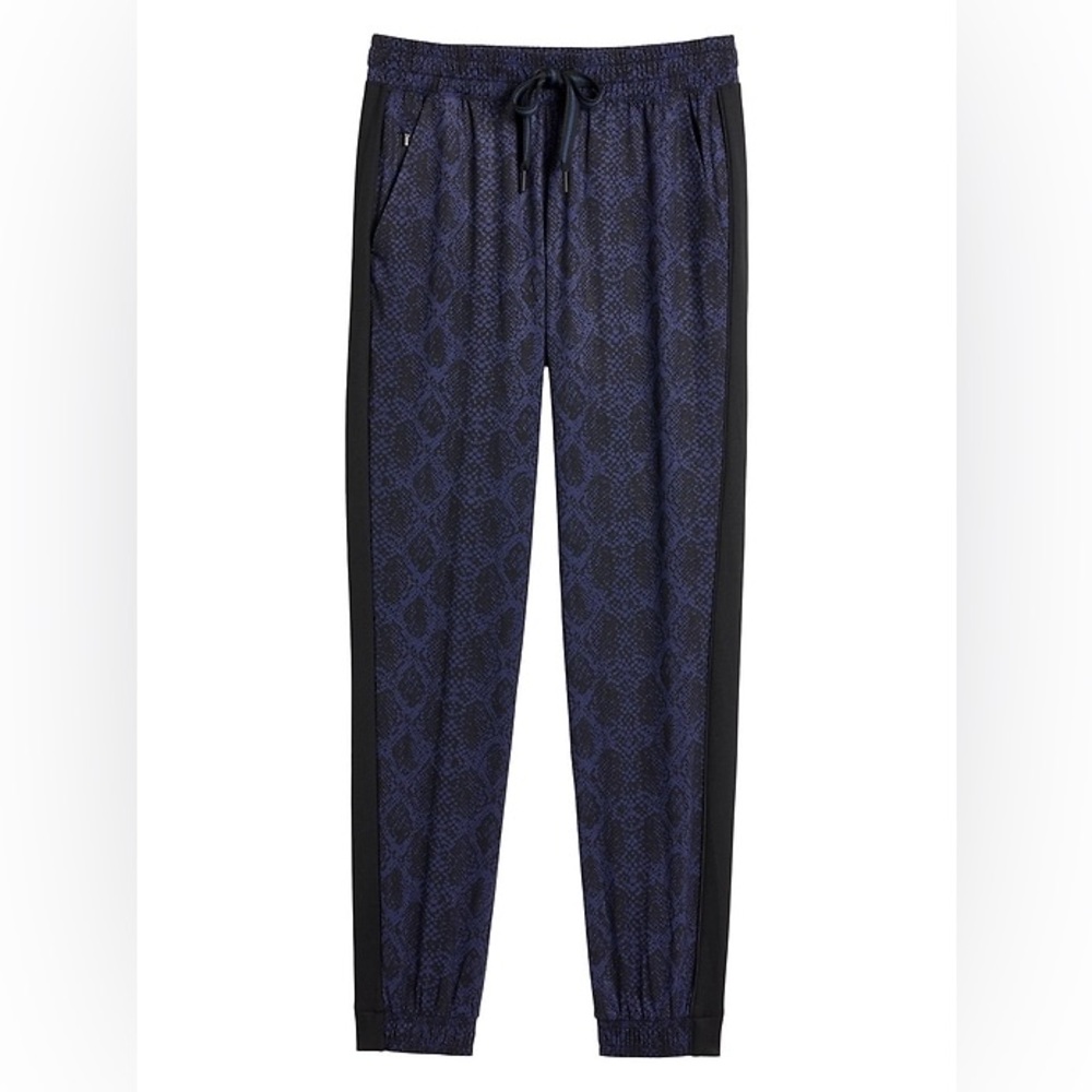 Athleta Python Printed Brooklyn Joggers Loungewea… - image 1
